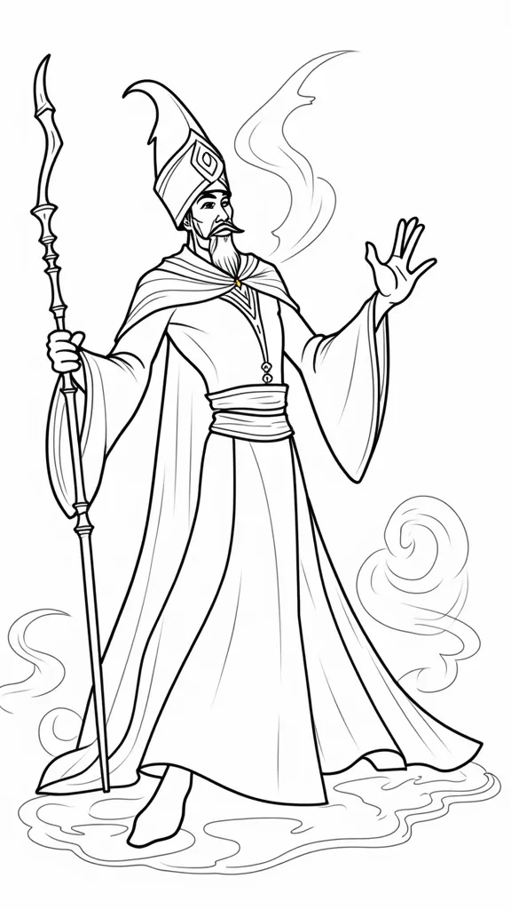 jafar coloring page